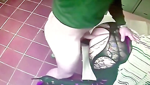 A big booty milf with a sexy body is fucked in doggy style