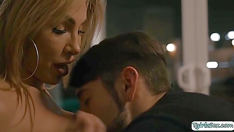 Stepmom and stepson are mixing with the hottest teen