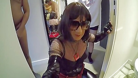 Busty brunette and a sexy blonde have anal threesome