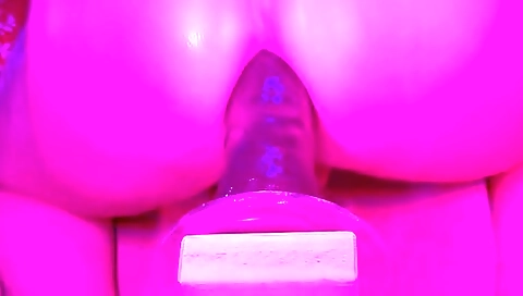 Sexy amateur fetish video with a big-assed blonde girl