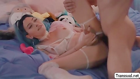 Busty slut titty toyed and analed by her friends friend