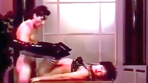 Cute old lady with a very long cock sucking and fucking